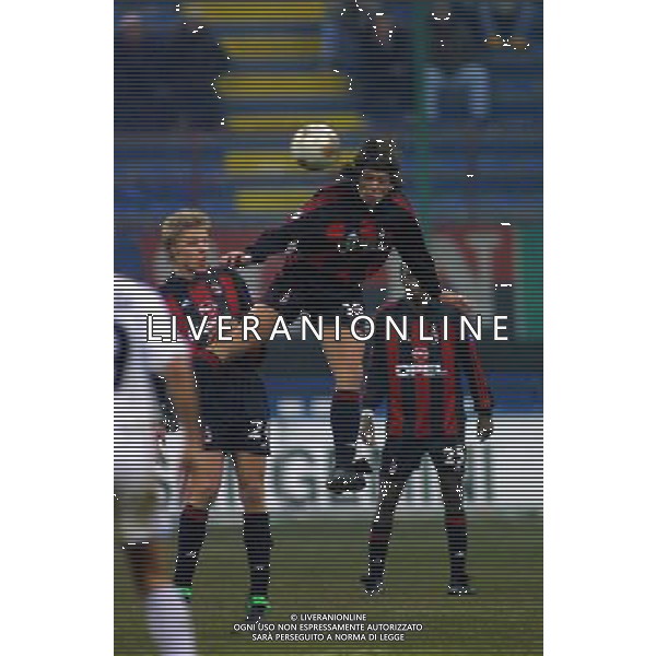 MILANO,10-01-02 DFP/GIORGIO RAVEZZANI MILAN-LAZIO (COPPA ITALIA) : MASSIMO DONATI AG ALDO LIVERANI SAS 