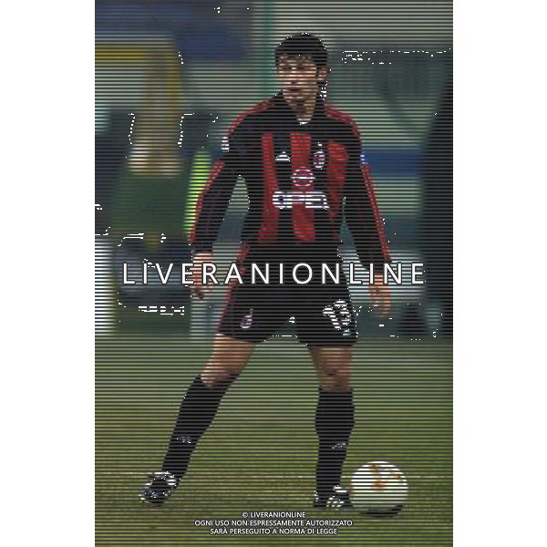 MILANO,10-01-02 DFP/GIORGIO RAVEZZANI MILAN-LAZIO (COPPA ITALIA) : KAHA KALADZE AG ALDO LIVERANI SAS 
