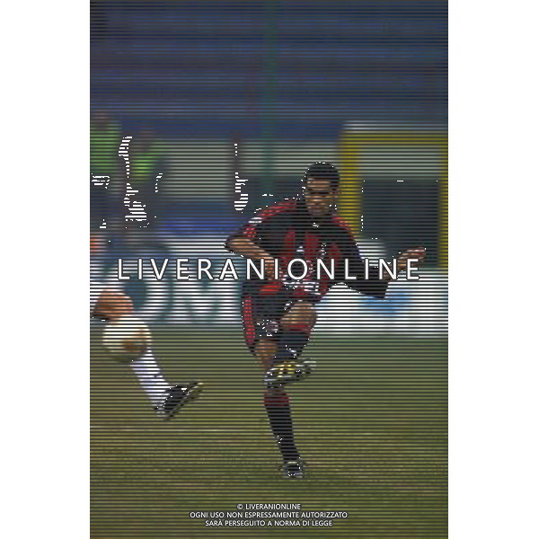 MILANO,10-01-02 DFP/GIORGIO RAVEZZANI MILAN-LAZIO (COPPA ITALIA) : SERGINHO AG ALDO LIVERANI SAS 