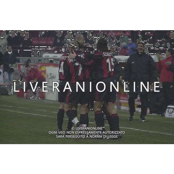 MILANO,10-01-02 DFP/GIORGIO RAVEZZANI MILAN-LAZIO (COPPA ITALIA) : MARCO SIMONE AG ALDO LIVERANI SAS