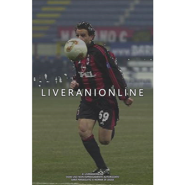 MILANO,10-01-02 DFP/GIORGIO RAVEZZANI MILAN-LAZIO (COPPA ITALIA) : MARCO SIMONE AG ALDO LIVERANI SAS