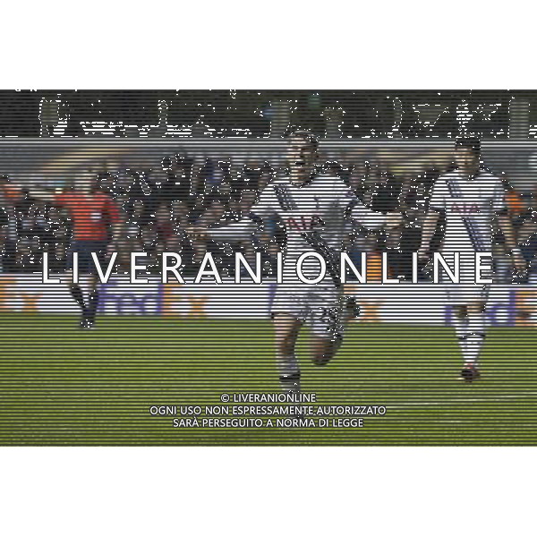 GOAL CELEBRATION - Tottenham Hotspur\'s Tommy Carroll celebrates scoring his sides fourth goal Photographer Craig Mercer/CameraSport Football - UEFA Europa LeagueGroup G - Tottenham Hotspur v Monaco - Thursday 10th December 2015 - White Hart Lane - London © CameraSport - 43 Linden Ave. Countesthorpe. Leicester. England. LE8 5PG - Tel: +44 (0) 116 277 4147 - admin@camerasport.com - www.camerasport.com AG ALDO LIVERANI SAS ONLY ITALY