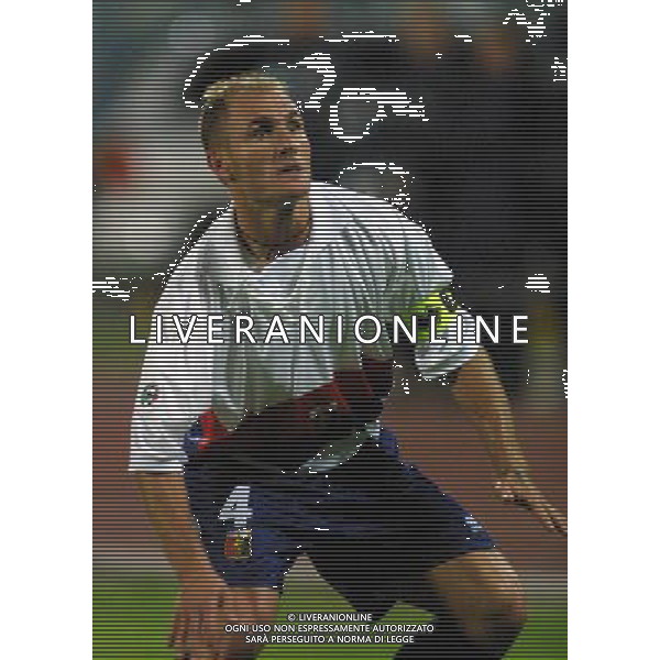 PIACENZA,19-09-01 DFP/GIORGIO RAVEZZANI PIACENZA-GENOA: GENNARO RUOTOLO AG ALDO LIVERANI SAS