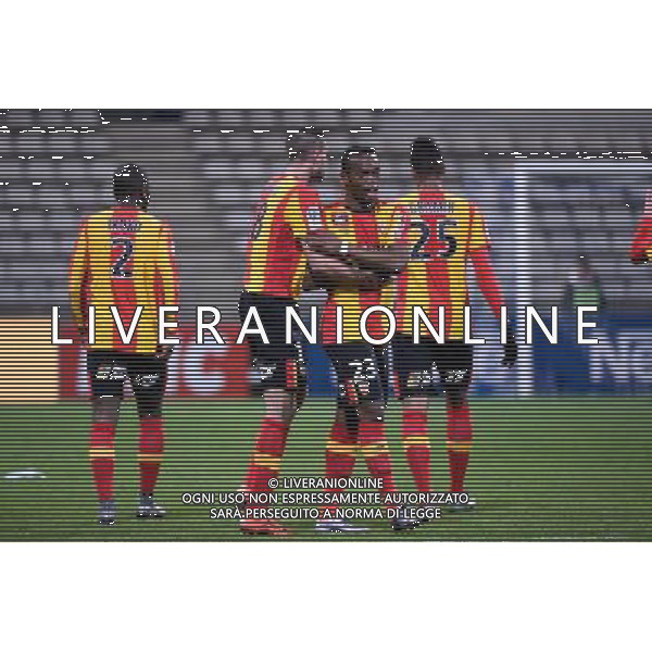 joie Wylan CYPRIEN - 11.12.2015 - Paris FC / Lens - 18eme journee Ligue 2 Photo : Nolwenn Le Gouic / Icon Sport/ AGENZIA ALDO LIVERANI SAS - ITALY ONLY EDITORIAL USE ONLY