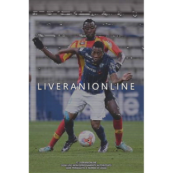 Richard SOCRIER / Abdoul BA - 11.12.2015 - Paris FC / Lens - 18eme journee Ligue 2 Photo : Nolwenn Le Gouic / Icon Sport/ AGENZIA ALDO LIVERANI SAS - ITALY ONLY EDITORIAL USE ONLY