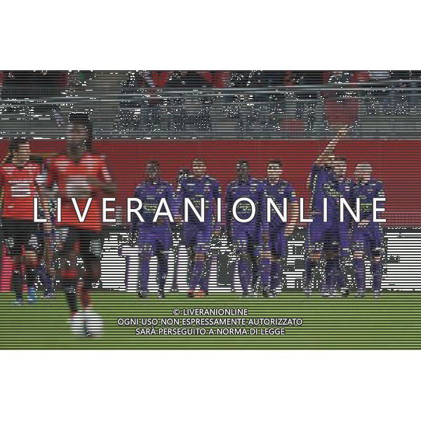 Joie Syam BEN YOUSSEF - 11.12.2015 - Rennes / Caen - 17e journee Ligue 1 Photo : Vincent Michel / Icon Sport/ AGENZIA ALDO LIVERANI SAS - ITALY ONLY EDITORIAL USE ONLY