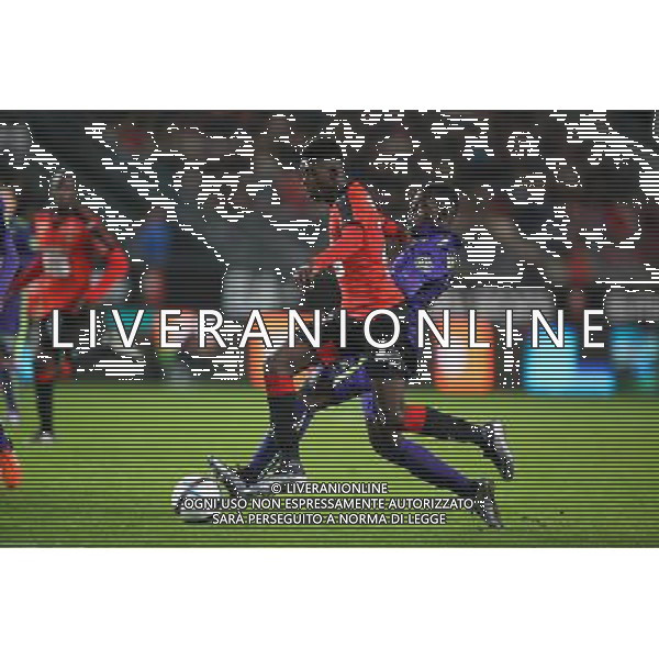 Ousmane DEMBELE - 11.12.2015 - Rennes / Caen - 17e journee Ligue 1 Photo : Vincent Michel / Icon Sport/ AGENZIA ALDO LIVERANI SAS - ITALY ONLY EDITORIAL USE ONLY