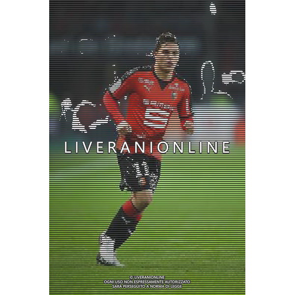Juan QUINTERO - 11.12.2015 - Rennes / Caen - 17e journee Ligue 1 Photo : Vincent Michel / Icon Sport/ AGENZIA ALDO LIVERANI SAS - ITALY ONLY EDITORIAL USE ONLY