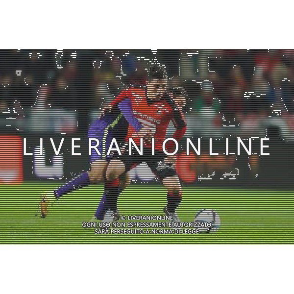 Juan QUINTERO - 11.12.2015 - Rennes / Caen - 17e journee Ligue 1 Photo : Vincent Michel / Icon Sport/ AGENZIA ALDO LIVERANI SAS - ITALY ONLY EDITORIAL USE ONLY