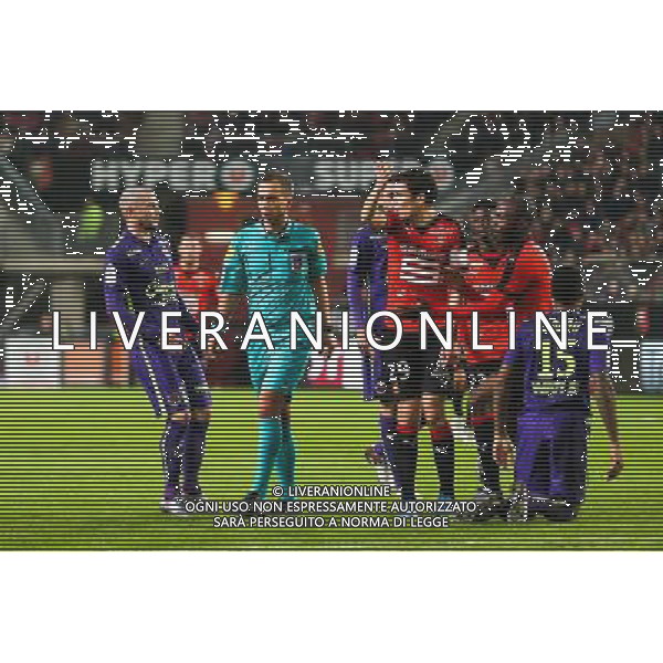 Yohan HAMEL - 11.12.2015 - Rennes / Caen - 17e journee Ligue 1 Photo : Vincent Michel / Icon Sport/ AGENZIA ALDO LIVERANI SAS - ITALY ONLY EDITORIAL USE ONLY