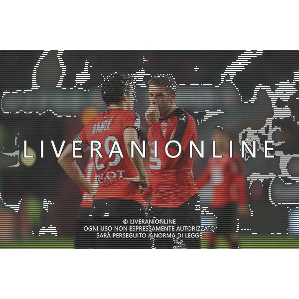 Sylvain ARMAND / Romain DANZE - 11.12.2015 - Rennes / Caen - 17e journee Ligue 1 Photo : Vincent Michel / Icon Sport/ AGENZIA ALDO LIVERANI SAS - ITALY ONLY EDITORIAL USE ONLY