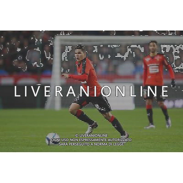 Juan QUINTERO - 11.12.2015 - Rennes / Caen - 17e journee Ligue 1 Photo : Vincent Michel / Icon Sport/ AGENZIA ALDO LIVERANI SAS - ITALY ONLY EDITORIAL USE ONLY