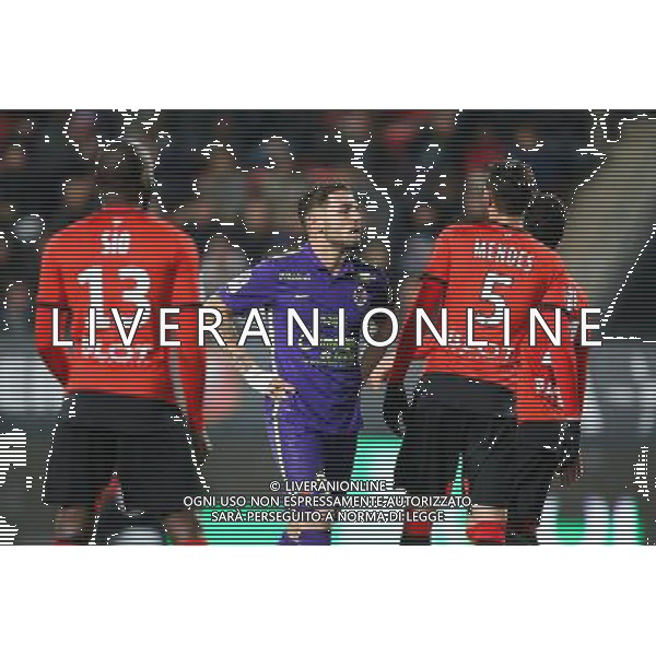 Andy DELORT - 11.12.2015 - Rennes / Caen - 17e journee Ligue 1 Photo : Vincent Michel / Icon Sport/ AGENZIA ALDO LIVERANI SAS - ITALY ONLY EDITORIAL USE ONLY