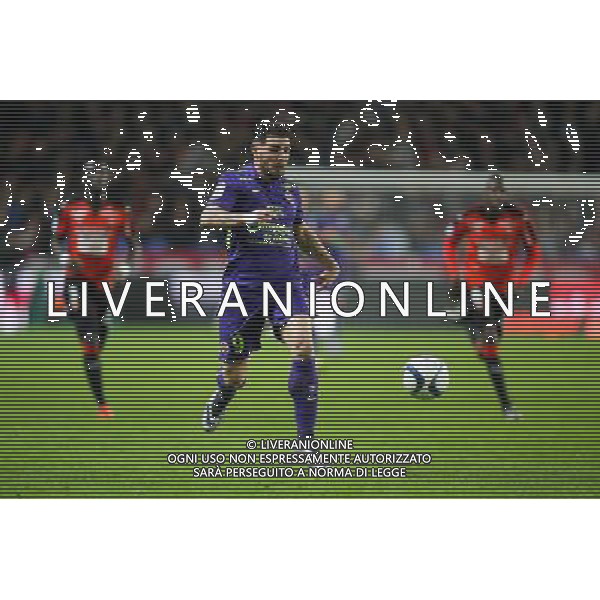 Andy DELORT - 11.12.2015 - Rennes / Caen - 17e journee Ligue 1 Photo : Vincent Michel / Icon Sport/ AGENZIA ALDO LIVERANI SAS - ITALY ONLY EDITORIAL USE ONLY