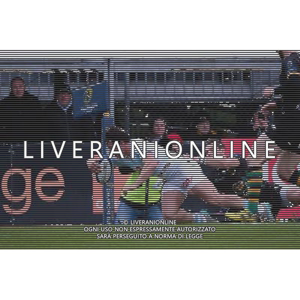 essai Henry CHAVANCY - 12.12.2015 - Racing 92 / Northampton - European Rugby Champions Cup Photo : Nolwenn Le Gouic / Icon Sport/ AGENZIA ALDO LIVERANI SAS - ITALY ONLY EDITORIAL USE ONLY