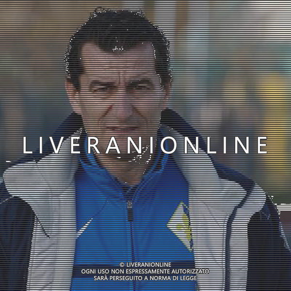 Campionato Lega Pro, Girone B, SANTARCANGELO vs PRATO del 12/12/2015, nella foto, L\'ALLENATORE ALESSIO DE PETRILLO, PREOCCUPATO, Â©CLAUDIO ZAMAGNI/AGENZIA ALDO LIVERANI S.A.S./ AGENZIA ALDO LIVERANI SAS -