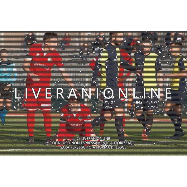 Campionato Lega Pro, Girone B, SANTARCANGELO vs PRATO del 12/12/2015, nella foto, ALESSANDRO CORVESI , DELUSO PER AVER SBAGLIATO IL IL TIRO, Â©CLAUDIO ZAMAGNI/AGENZIA ALDO LIVERANI S.A.S./ AGENZIA ALDO LIVERANI SAS -