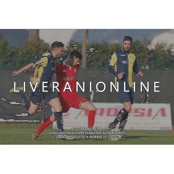 Campionato Lega Pro, Girone B, SANTARCANGELO vs PRATO del 12/12/2015, nella foto, FRANCESCO MARGIOTTA E GIANMARCO GABBIANELLI, IN AZIONE, Â©CLAUDIO ZAMAGNI/AGENZIA ALDO LIVERANI S.A.S./ AGENZIA ALDO LIVERANI SAS -