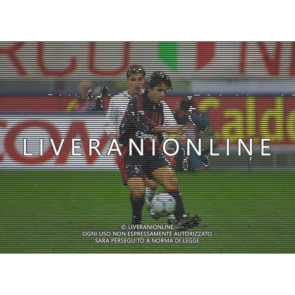 MILANO,13-11-01 DFP/GIORGIO RAVEZZANI MILAN-PERUGIA: GENNARO GATTUSO AG ALDO LIVERANI SAS