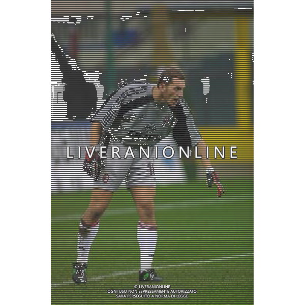 MILANO,13-11-01 DFP/GIORGIO RAVEZZANI MILAN-PERUGIA: CHRISTIAN ABBIATI AG ALDO LIVERANI SAS