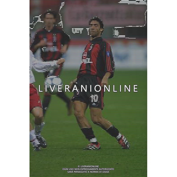 MILANO,13-11-01 DFP/GIORGIO RAVEZZANI MILAN-PERUGIA: MANUEL RUI COSTA AG ALDO LIVERANI SAS