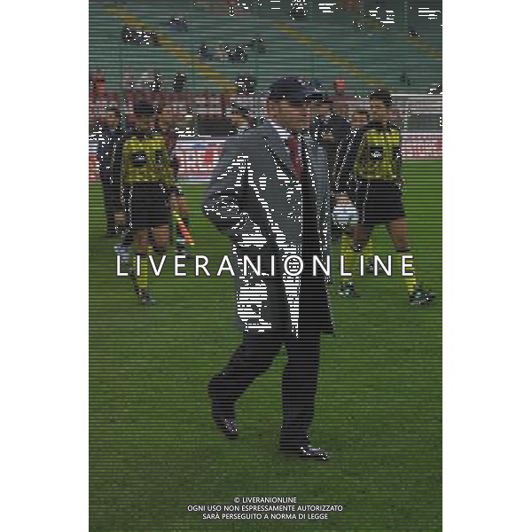 MILANO,13-11-01 DFP/GIORGIO RAVEZZANI MILAN-PERUGIA: SERSE COSMI AG ALDO LIVERANI SAS