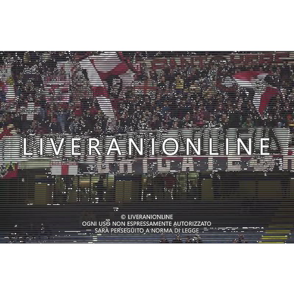 MILANO,13-11-01 DFP/MARCO DE PONTI MILAN-PERUGIA: TIFOSI MILAN AG ALDO LIVERANI SAS