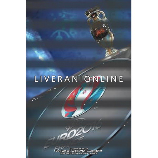 illustration logo Euro 2016 - 12.12.2015 - Tirage au sort Euro 2016 -Paris Photo : Andre Ferreira / Icon Sport ONLY ITALY/Agenzia Aldo Liverani s.a.s.