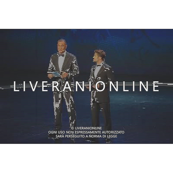 Ruud Gullit / Bixente Lizarazu - 12.12.2015 - Tirage au sort Euro 2016 -Paris Photo : Andre Ferreira / Icon Sport ONLY ITALY/Agenzia Aldo Liverani s.a.s.