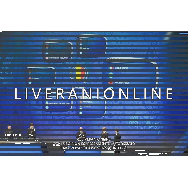 illustration tirage Roumanie - 12.12.2015 - Tirage au sort Euro 2016 -Paris Photo : Andre Ferreira / Icon Sport ONLY ITALY/Agenzia Aldo Liverani s.a.s.
