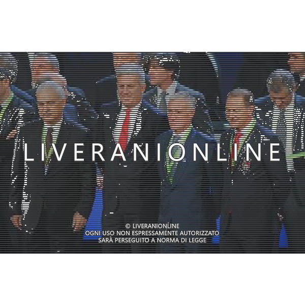 Didier Deschamps / Anghel Iordanescu / Gianni De Biasi / Vladimir Petkovic - 12.12.2015 - Tirage au sort Euro 2016 -Paris Photo : Andre Ferreira / Icon Sport ONLY ITALY/Agenzia Aldo Liverani s.a.s.