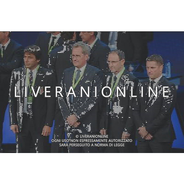 Antonio Conte / Martin O\'Neill / Erik Hamren - 12.12.2015 - Tirage au sort Euro 2016 -Paris Photo : Andre Ferreira / Icon Sport ONLY ITALY/Agenzia Aldo Liverani s.a.s.