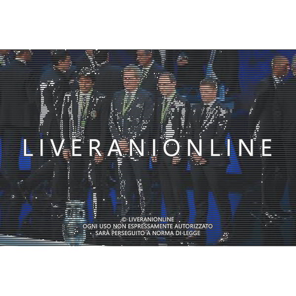 Antonio Conte / Martin O\'Neill / Erik Hamren - 12.12.2015 - Tirage au sort Euro 2016 -Paris Photo : Andre Ferreira / Icon Sport ONLY ITALY/Agenzia Aldo Liverani s.a.s.