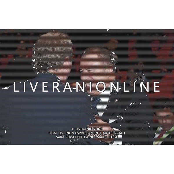 Fatih Terim / Erik Hamren - 12.12.2015 - Tirage au sort Euro 2016 -Paris Photo : Andre Ferreira / Icon Sport ONLY ITALY/Agenzia Aldo Liverani s.a.s.