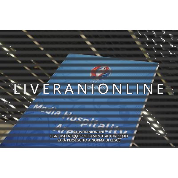 illustration salle media - 12.12.2015 - Tirage au sort Euro 2016 -Paris Photo : Andre Ferreira / Icon Sport ONLY ITALY/Agenzia Aldo Liverani s.a.s.