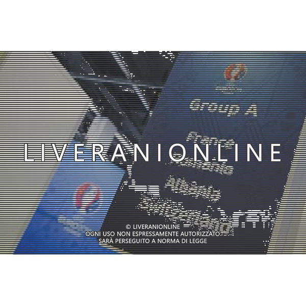 illustration Groupe A - France / Roumanie / Albanie / Swisse - 12.12.2015 - Tirage au sort Euro 2016 -Paris Photo : Andre Ferreira / Icon Sport ONLY ITALY/Agenzia Aldo Liverani s.a.s.