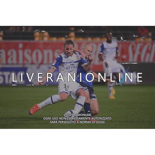 Mehdi MOSTEFA SBAA / Benjamin NIVET - 12.12.2015 - Troyes / Bastia - 18eme journee de Ligue 1 Photo: Dave Winter / Icon Sport AG ALDO LIVERANI SAS ONLY ITALY