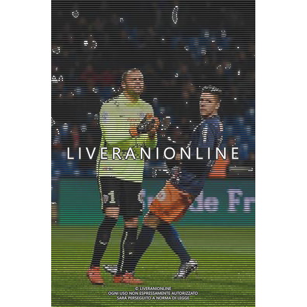 Laurent Pionnier - 12.12.2015 - Montpellier / Guingamp - 18eme journee de Ligue 1 Photo : Alexandre Dimou / Icon Sport AG ALDO LIVERANI SAS ONLY ITALY