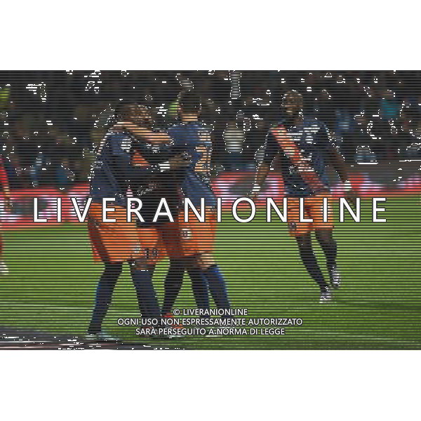 Joie Montpellier - 12.12.2015 - Montpellier / Guingamp - 18eme journee de Ligue 1 Photo : Alexandre Dimou / Icon Sport AG ALDO LIVERANI SAS ONLY ITALY