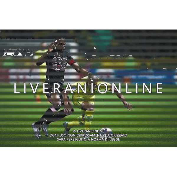 Jean Daniel AKPA AKPRO / Johan AUDEL - 12.12.2015 - Nantes / Toulouse - 18eme journee de Ligue 1 Photo : Vincent Michel / Icon Sport AG ALDO LIVERANI SAS ONLY ITALY