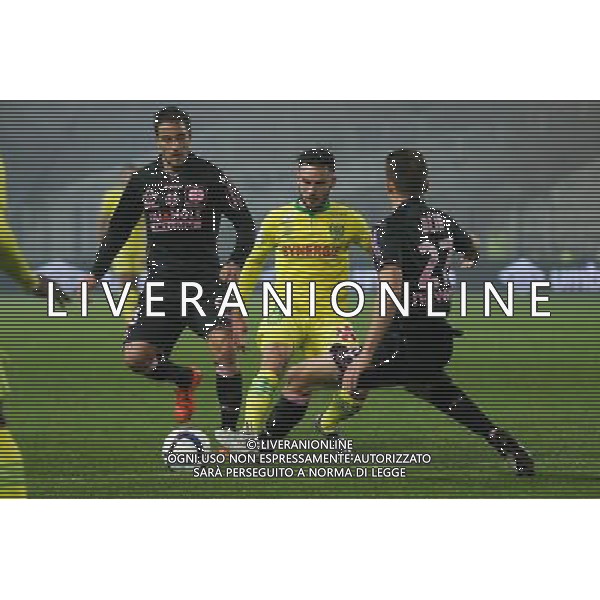 Adrien THOMASSON / Oscar TREJO / Alexis BLIN - 12.12.2015 - Nantes / Toulouse - 18eme journee de Ligue 1 Photo : Vincent Michel / Icon Sport AG ALDO LIVERANI SAS ONLY ITALY