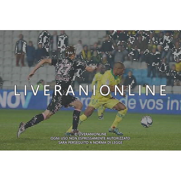 Johan AUDEL / Alexis BLIN - 12.12.2015 - Nantes / Toulouse - 18eme journee de Ligue 1 Photo : Vincent Michel / Icon Sport AG ALDO LIVERANI SAS ONLY ITALY