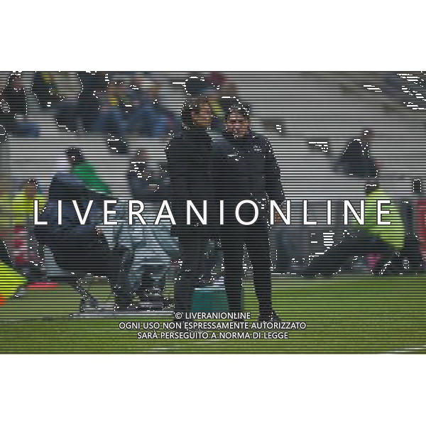 Dominique ARRIBAGE / Mickael DEBEVE - 12.12.2015 - Nantes / Toulouse - 18eme journee de Ligue 1 Photo : Vincent Michel / Icon Sport AG ALDO LIVERANI SAS ONLY ITALY
