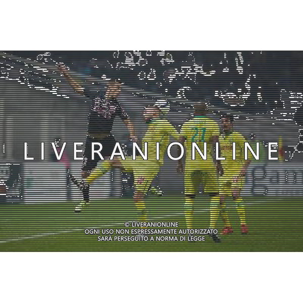 Aleksandar PESIC / Lucas DEAUX - 12.12.2015 - Nantes / Toulouse - 18eme journee de Ligue 1 Photo : Vincent Michel / Icon Sport AG ALDO LIVERANI SAS ONLY ITALY