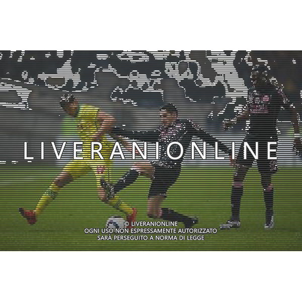 Emiliano SALA / Yann BODIGER - 12.12.2015 - Nantes / Toulouse - 18eme journee de Ligue 1 Photo : Vincent Michel / Icon Sport AG ALDO LIVERANI SAS ONLY ITALY
