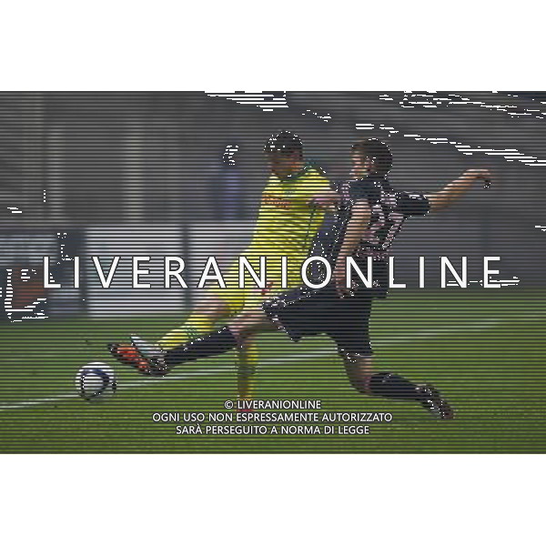 Emiliano SALA / Alexis BLIN - 12.12.2015 - Nantes / Toulouse - 18eme journee de Ligue 1 Photo : Vincent Michel / Icon Sport AG ALDO LIVERANI SAS ONLY ITALY