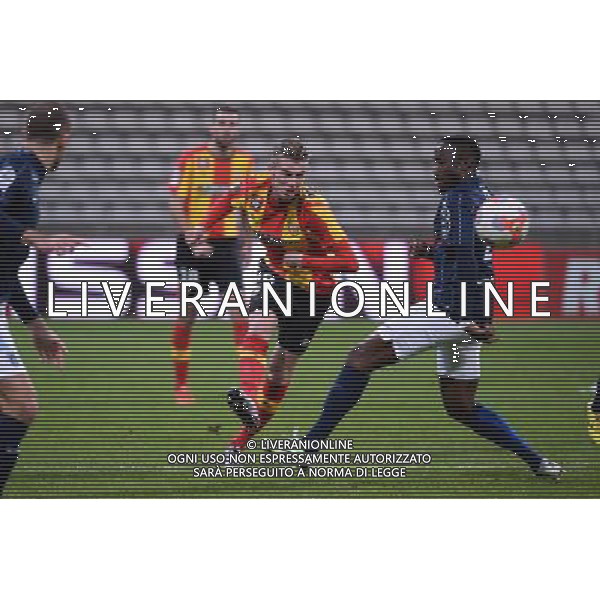 Benjamin BOURIGEAUD - 11.12.2015 - Paris FC / Lens - 18eme journee Ligue 2 Photo : Nolwenn Le Gouic / Icon Sport/ AGENZIA ALDO LIVERANI SAS - ITALY ONLY EDITORIAL USE ONLY