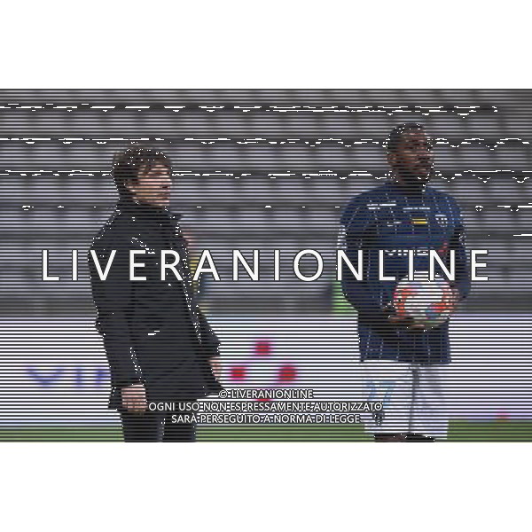 Jean Luc VASSEUR / Christopher GLOMBARD - 11.12.2015 - Paris FC / Lens - 18eme journee Ligue 2 Photo : Nolwenn Le Gouic / Icon Sport/ AGENZIA ALDO LIVERANI SAS - ITALY ONLY EDITORIAL USE ONLY