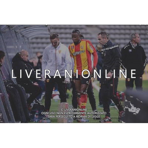 blessure Deme NDIAYE - 11.12.2015 - Paris FC / Lens - 18eme journee Ligue 2 Photo : Nolwenn Le Gouic / Icon Sport/ AGENZIA ALDO LIVERANI SAS - ITALY ONLY EDITORIAL USE ONLY