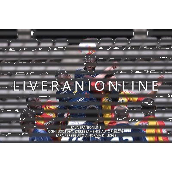 Herve LYBOHY / Axel DISASI / Patrick OLSEN - 11.12.2015 - Paris FC / Lens - 18eme journee Ligue 2 Photo : Nolwenn Le Gouic / Icon Sport/ AGENZIA ALDO LIVERANI SAS - ITALY ONLY EDITORIAL USE ONLY